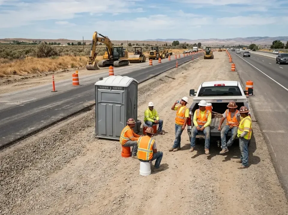 highway-road-construction-crew-007 — frequently asked questions, Porta Potty and Restroom Rentals in Lame Deer, MT